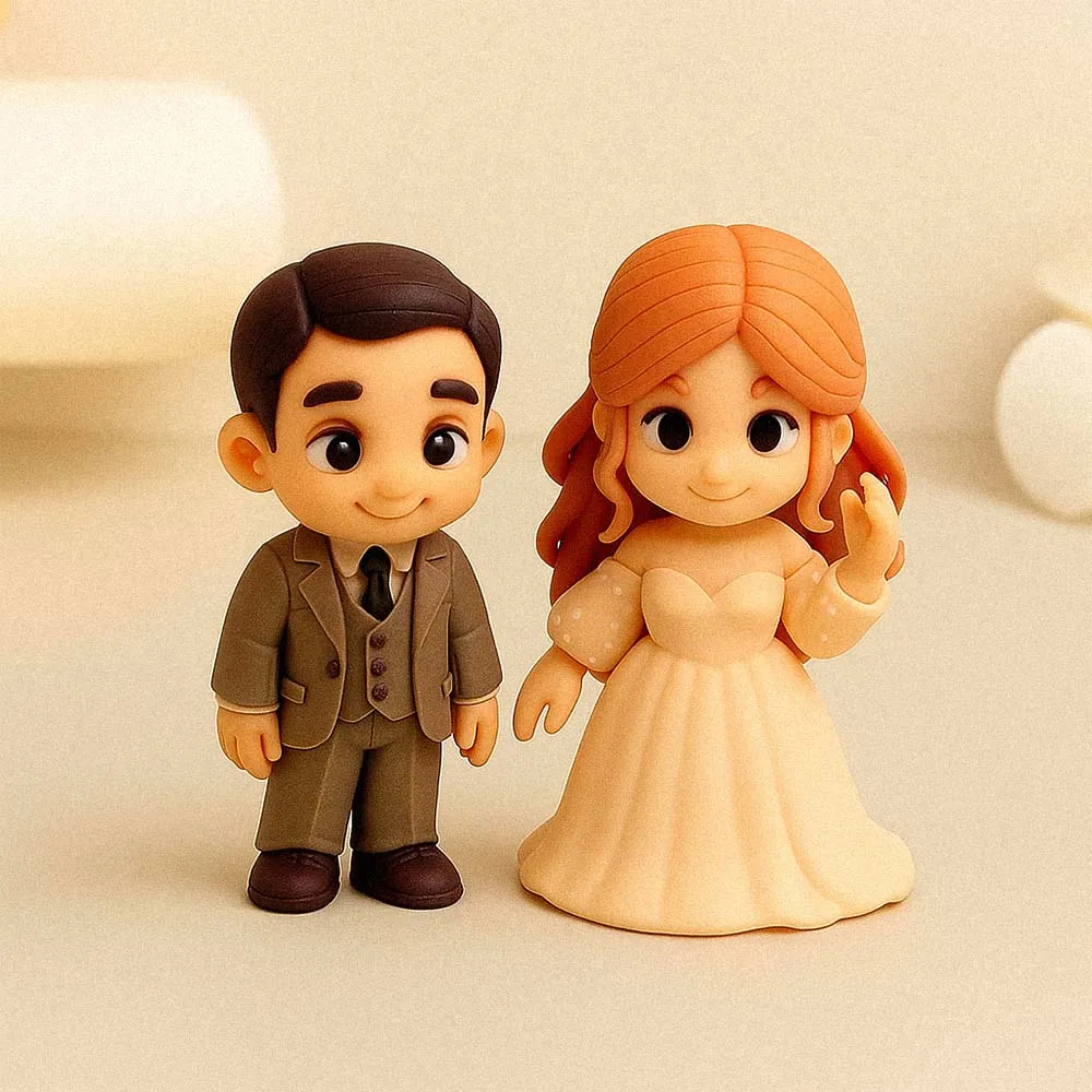 Image2Figure mini model — detailed modeling and 3D printing finish